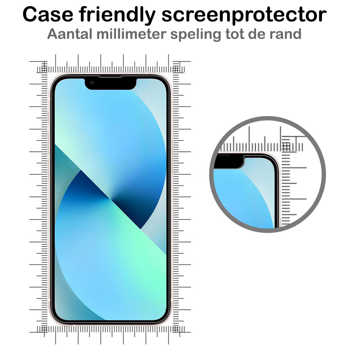 Screenprotector van gehard glas voor iPhone 14 Pro