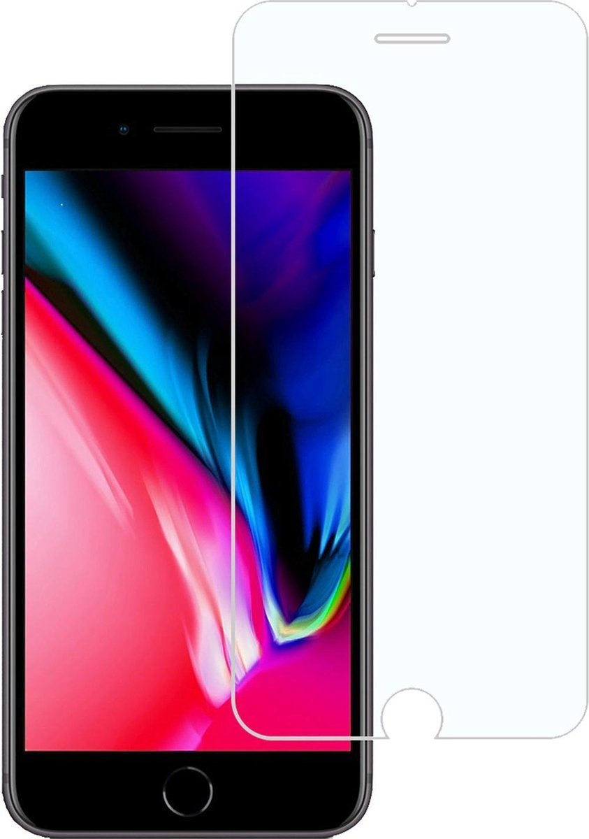 Gehard glazen screenprotector voor iPhone 8 Plus met anti-kraslaag