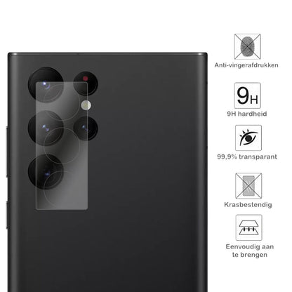 Gehard Glas Camera Screenprotector Geschikt Voor Samsung Galaxy S22 Ultra