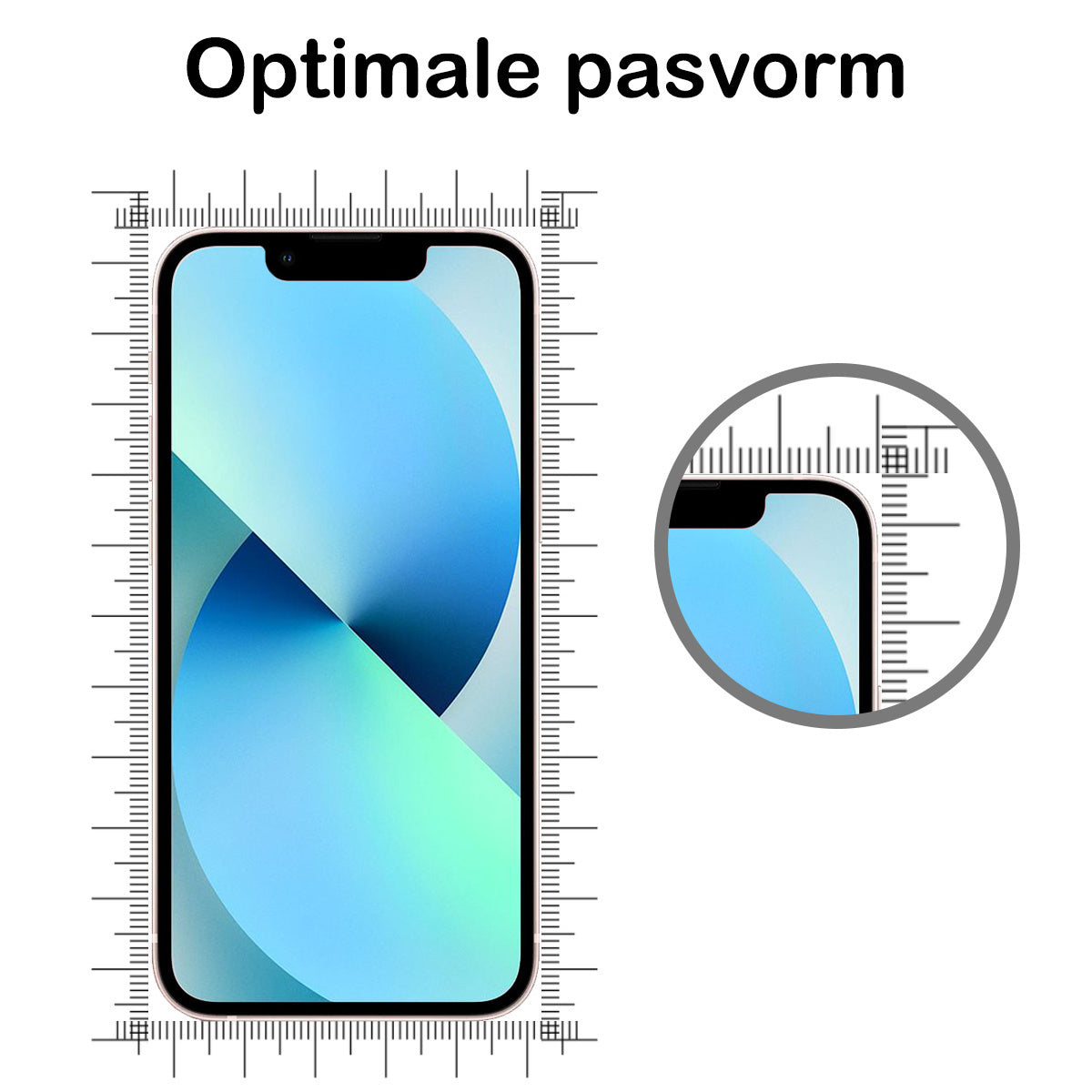 Full Screen Screenprotector van Gehard Glas voor iPhone 13 Pro Max