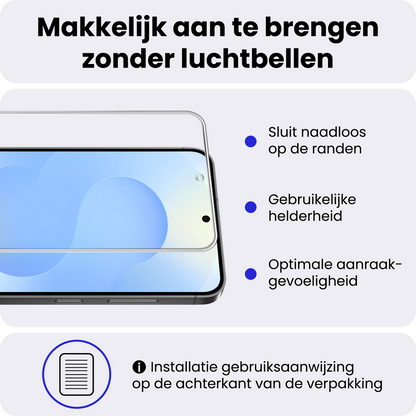 Gehard glazen screenprotector met anti-kraslaag voor Samsung Galaxy S25 FE