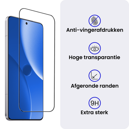 Gehard glas screenprotector voor Xiaomi 15 Ultra met zwarte randen