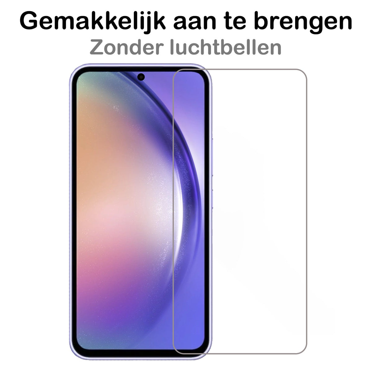 Screenprotector van gehard glas met antikrasbescherming
