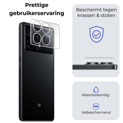 Camera screenprotector van gehard glas voor Xiaomi Poco X6 Pro 5G