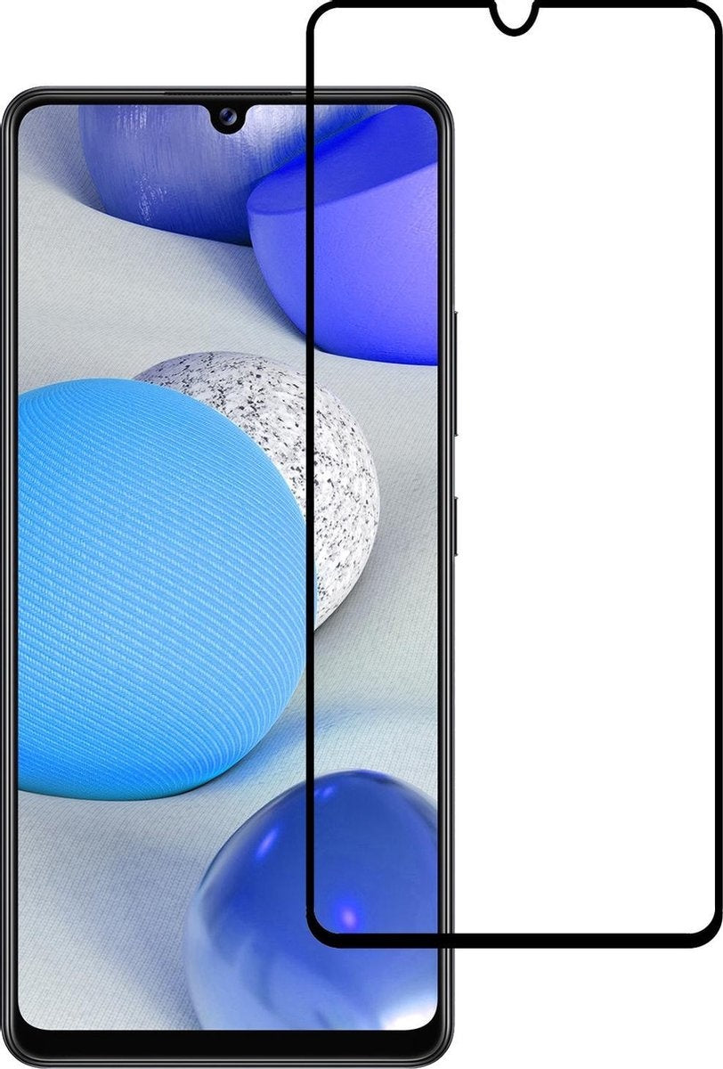 Full Screen Screenprotector Gehard Glas Geschikt Voor Samsung Galaxy A42
