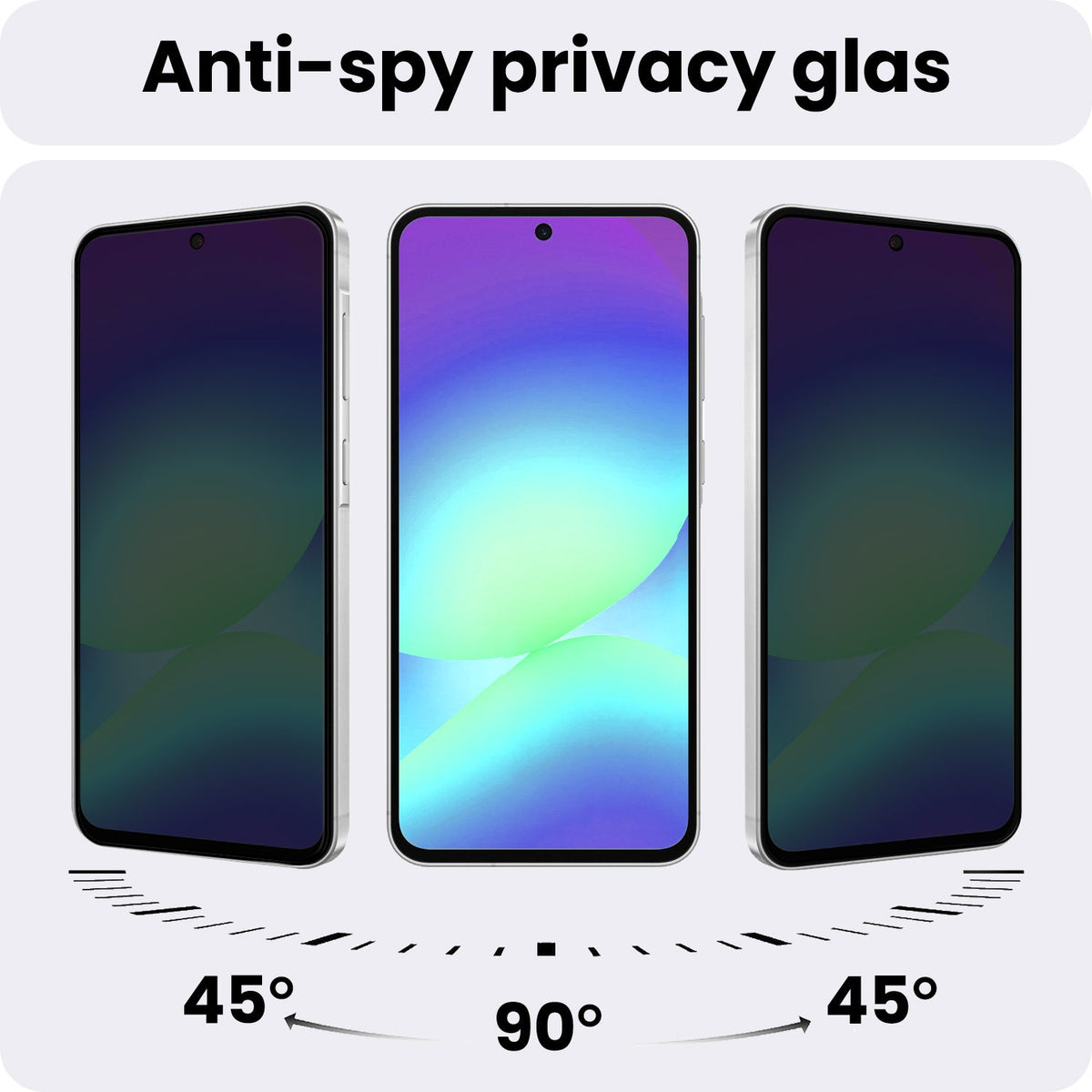 Privacy screenprotector van gehard glas voor Samsung Galaxy A56