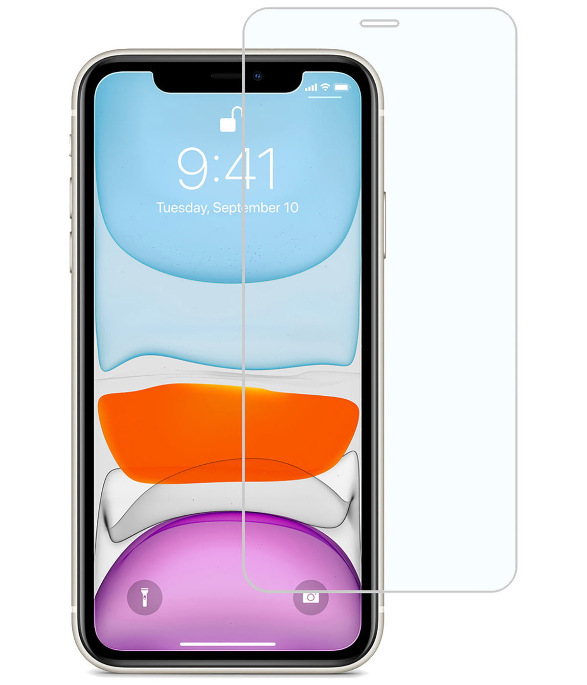 Gehard glazen screenprotector met volledige dekking voor iPhone 11 Pro