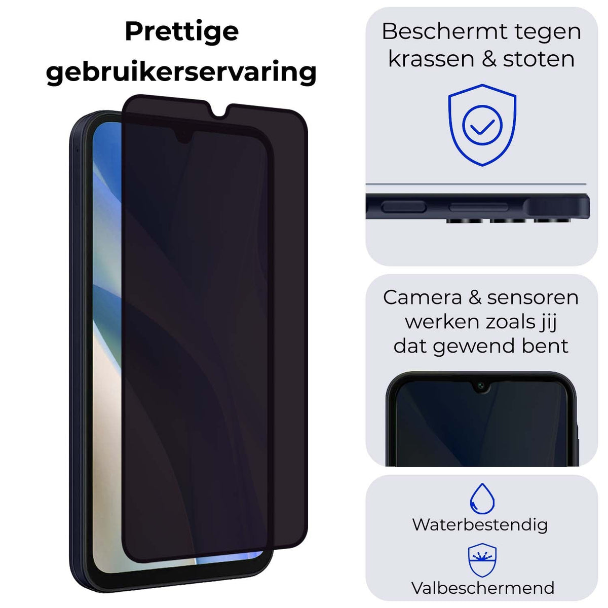 Gehard Glas Screenprotector met Privacy Filter