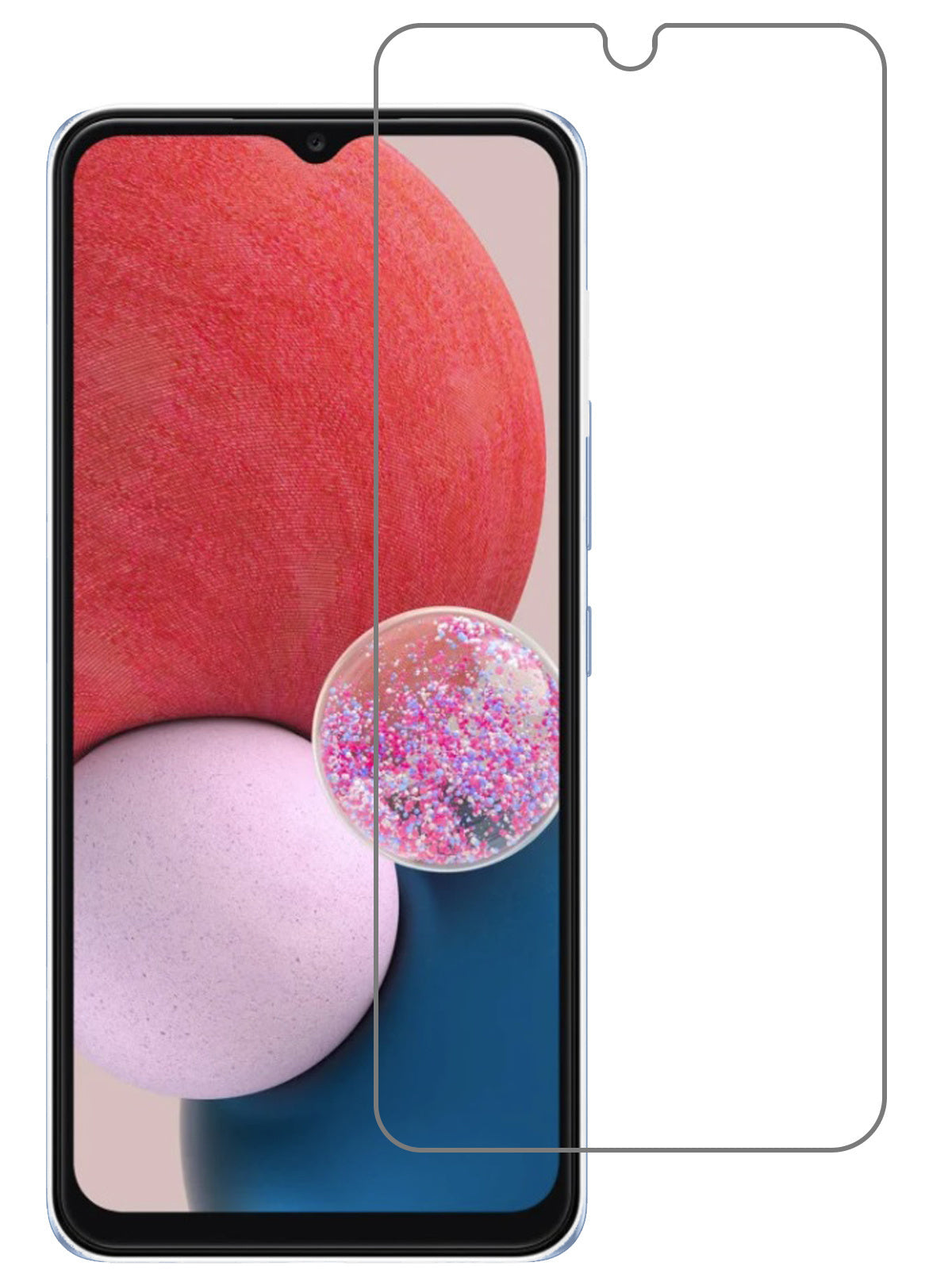 Glazen screenprotector geschikt voor Samsung Galaxy A13 5G