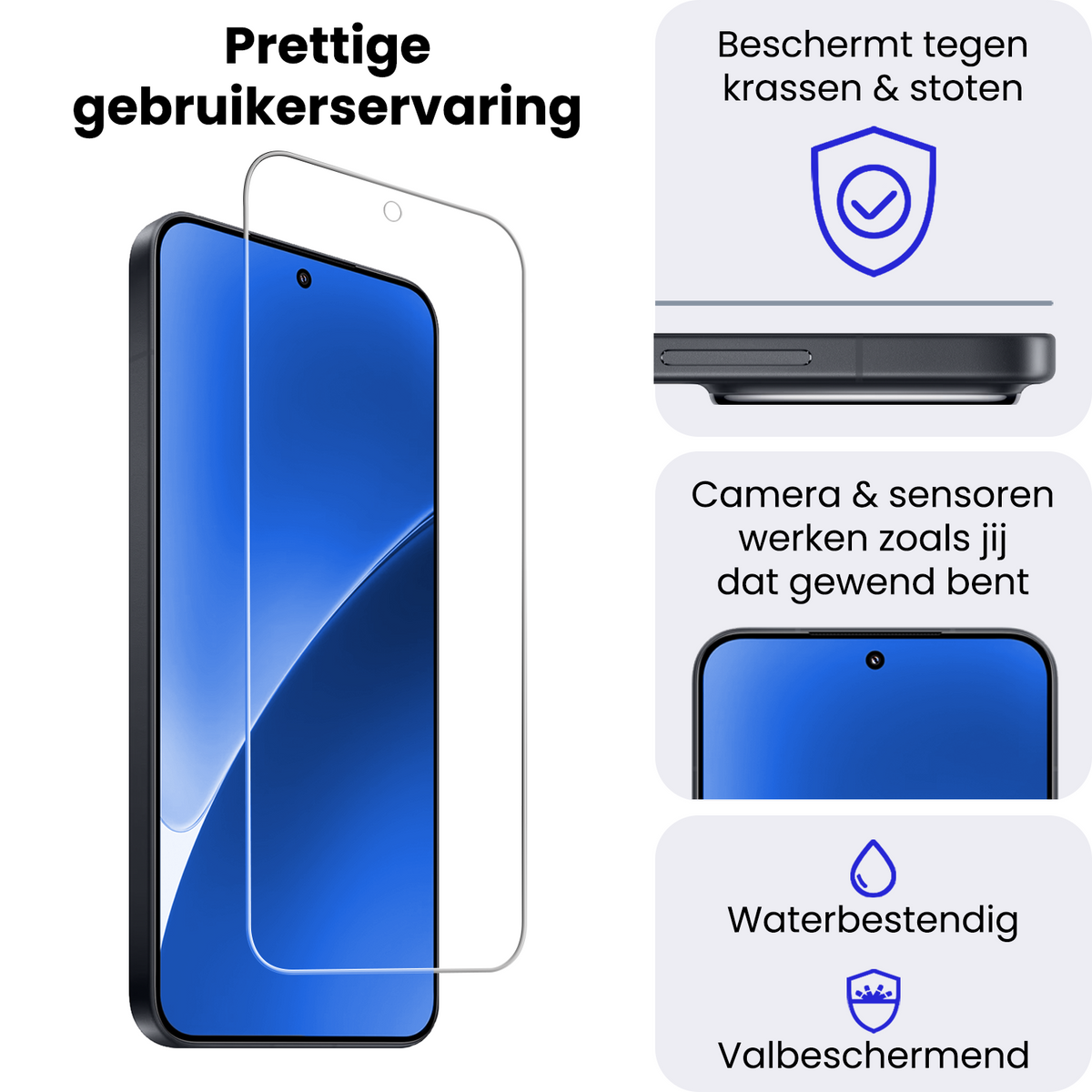 Gehard glazen screenprotector voor Xiaomi 15