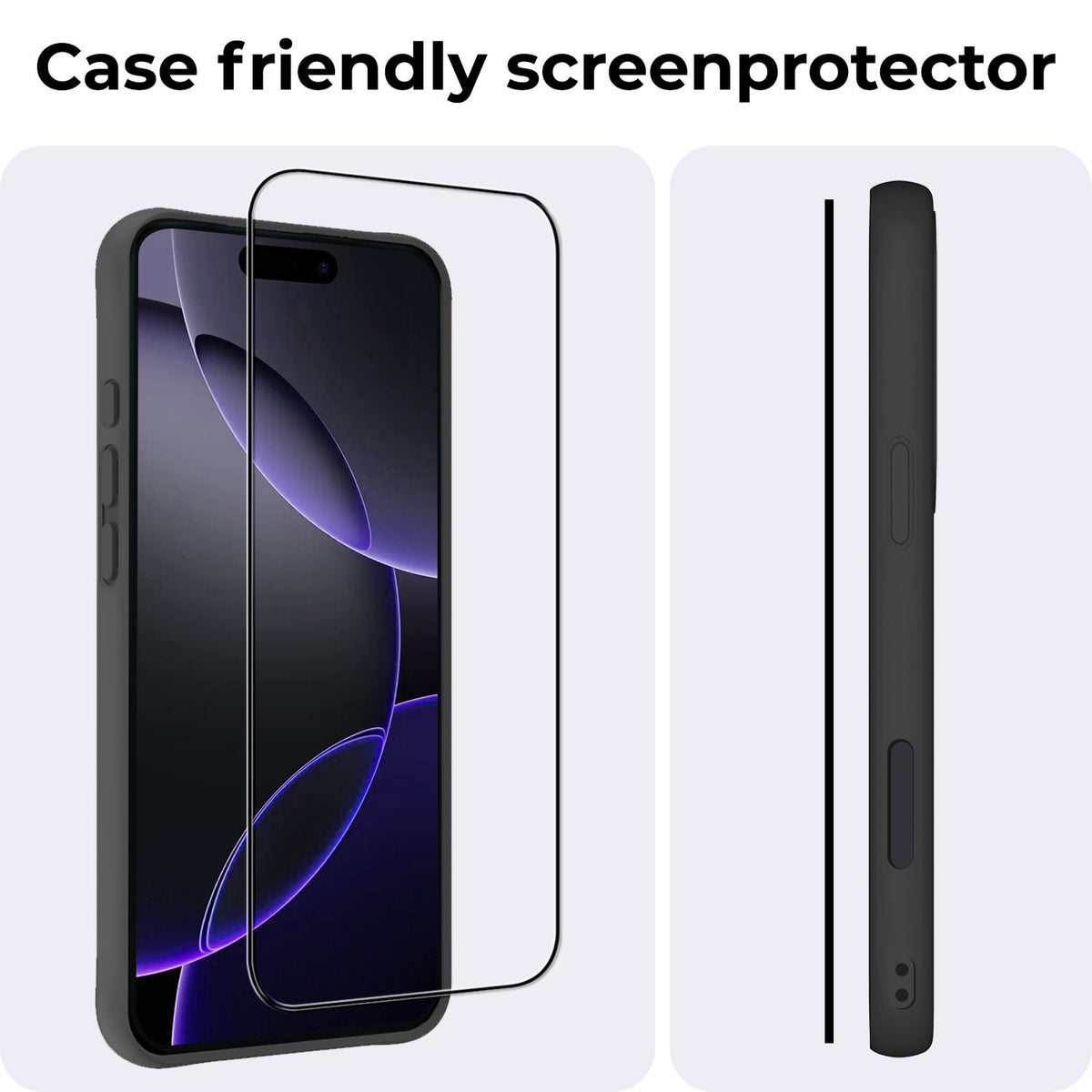 Screenprotector van gehard glas voor iPhone 16 Pro