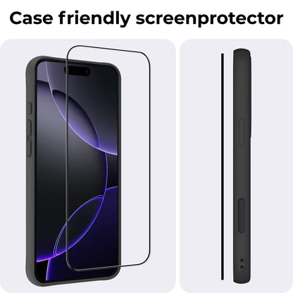 Screenprotector van gehard glas voor iPhone 16 Pro