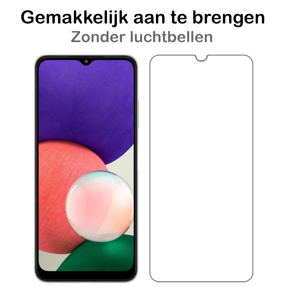 Gehard glazen screenprotector met krasbestendige laag voor Samsung M22
