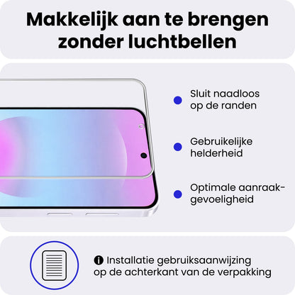 Gehard Glas Screenprotector met Krasbescherming Geschikt voor Samsung A37