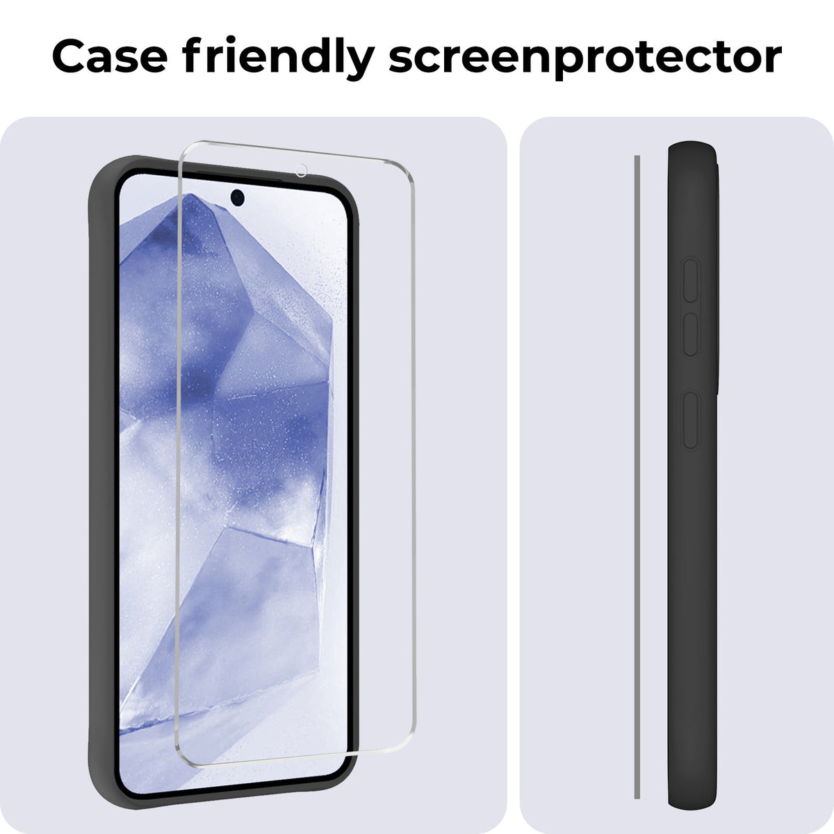 Gehard glazen screenprotector met antikraslaag voor Samsung Galaxy A55