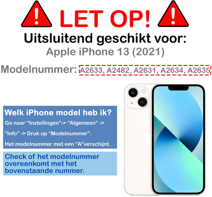 Gehard glazen privacy screenprotector voor iPhone 13