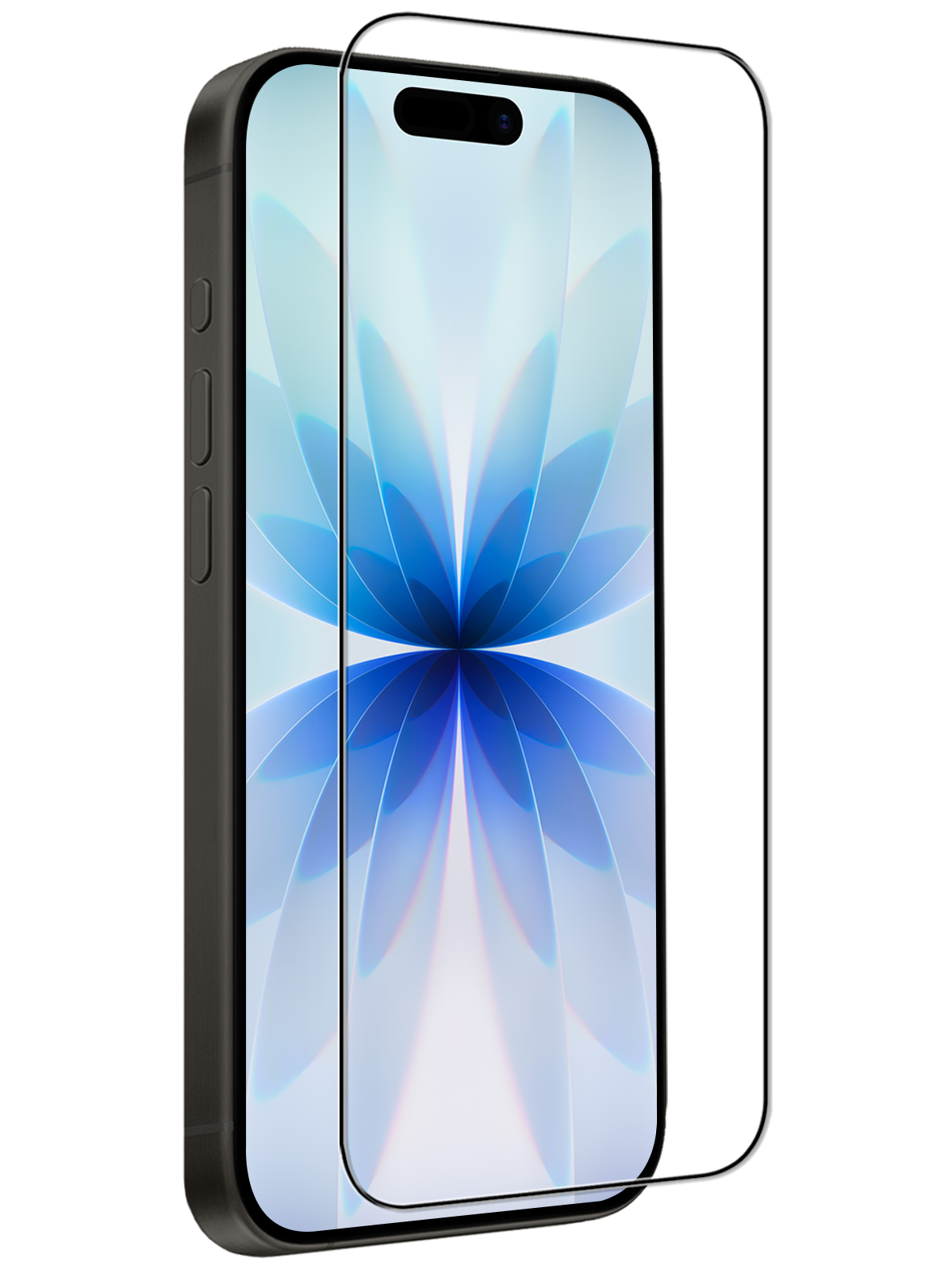 Screenprotector van gehard glas voor iPhone 17 met zwarte randen