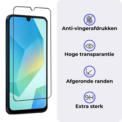 Gehard Glazen Full Screen Screenprotector voor Samsung Galaxy A16