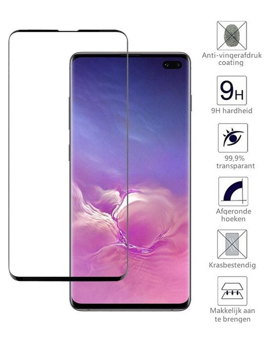 Screenprotector van gehard glas voor Samsung S10