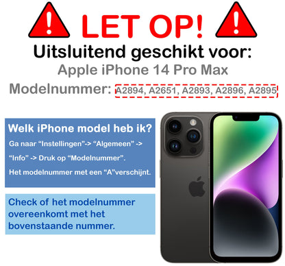 Flexibele glazen screenprotector voor iPhone 14 Pro Max met installatieframe