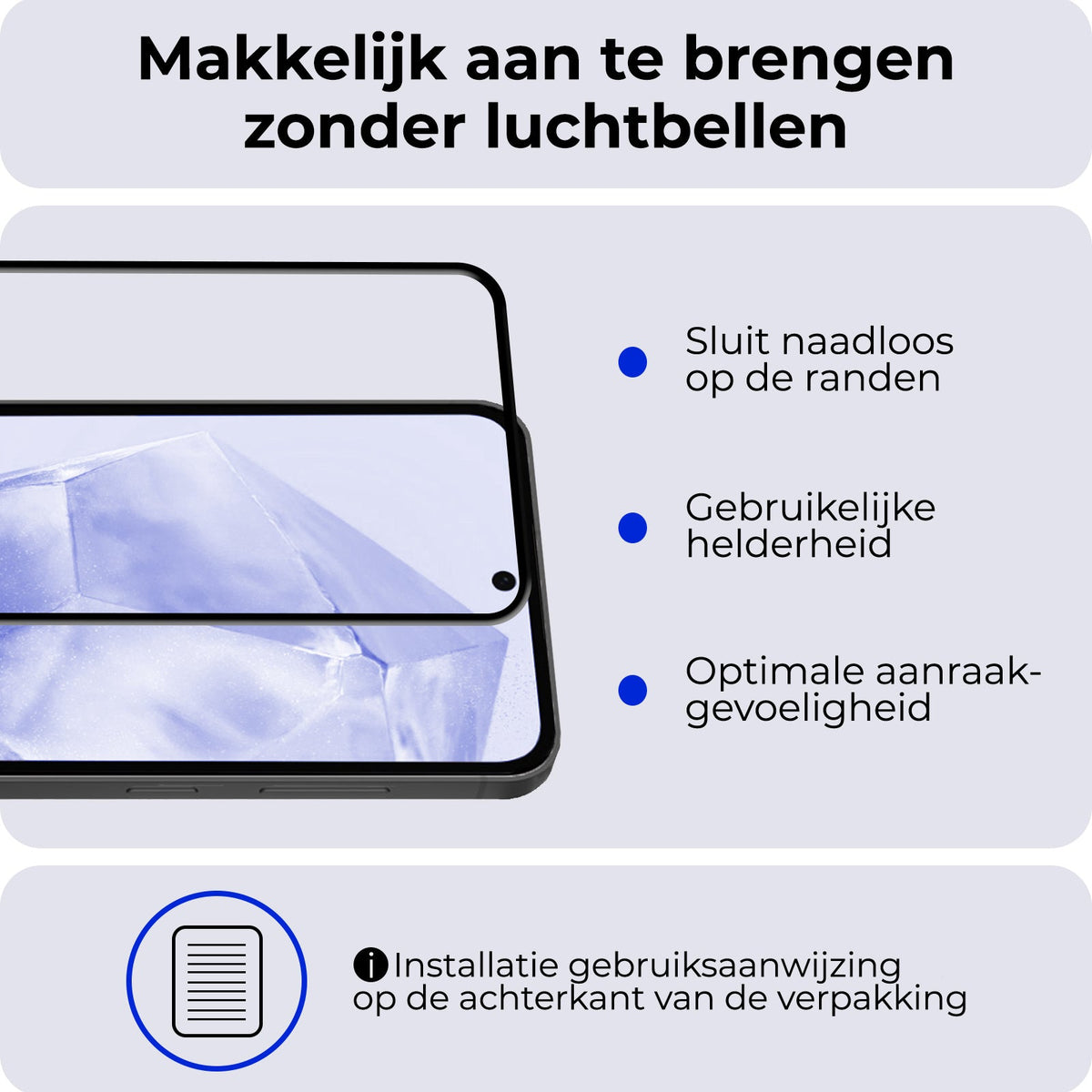 Full Screen Screenprotector Gehard Glas Voor Samsung Galaxy A35
