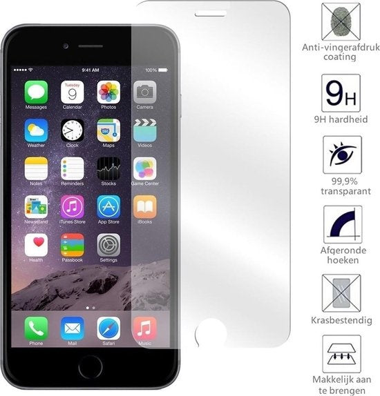 Glazen Screenprotector voor iPhone SE 2020 met Krasbescherming