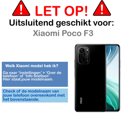Screenprotector van gehard glas voor Poco F3