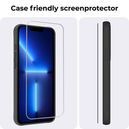 Screenprotector van gehard glas met handig installatieframe