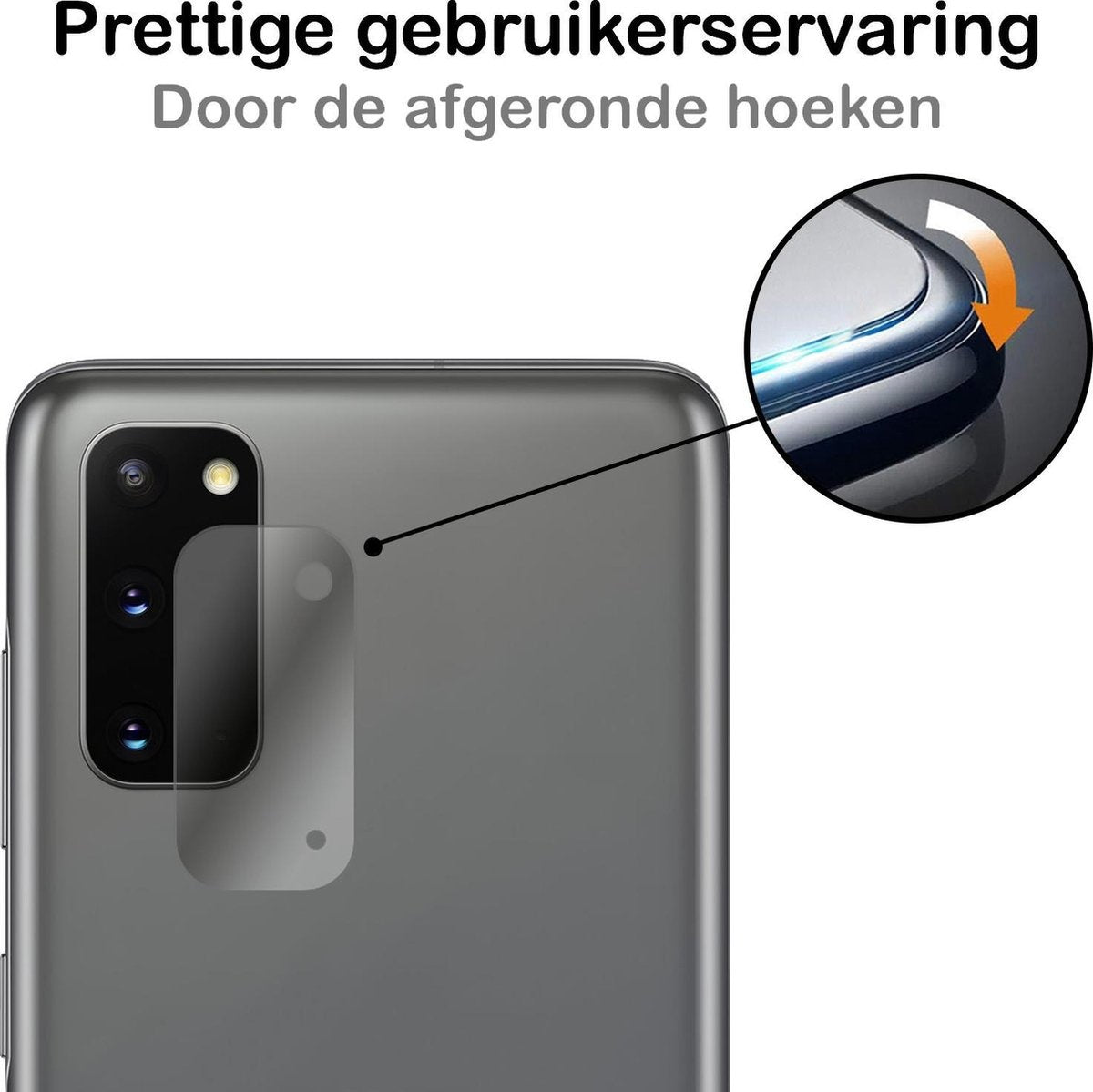 Gehard glazen camera protector voor Samsung S20