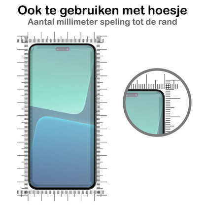 Gehard glazen screenprotector voor Xiaomi 13 Lite met antikraslaag