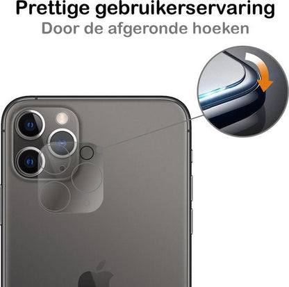 Camera screenprotector van gehard glas voor iPhone 11 Pro Max