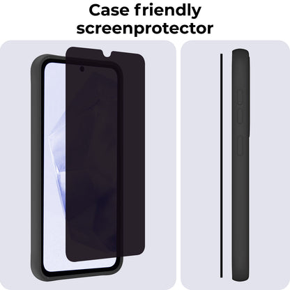 Gehard glazen screenprotector met privacyfilter voor Samsung Galaxy A35