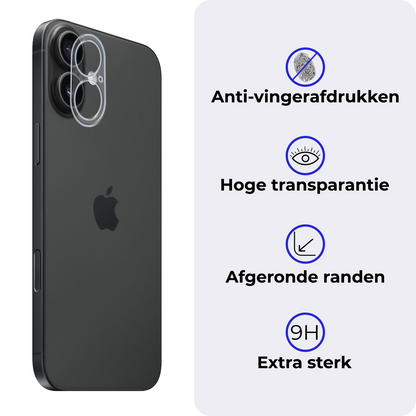 Gehard glazen camera screenprotector voor iPhone 16