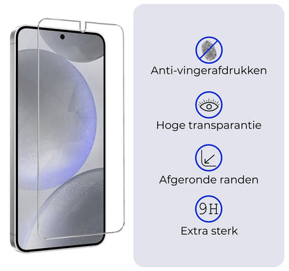 Screenprotector van gehard glas met antikraslaag