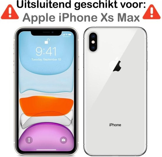 Gehard glazen screenprotector voor iPhone Xs Max met volledige dekking