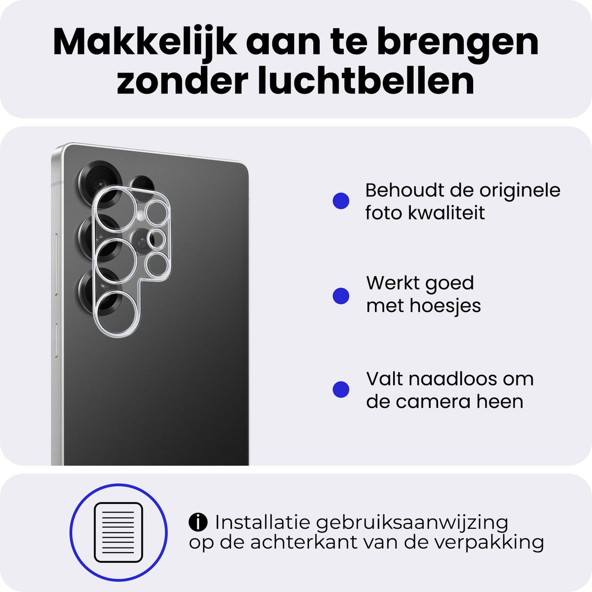 Camera Screenprotector Gehard Glas Geschikt Voor Samsung Galaxy S25 Ultra