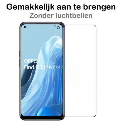 Gehard glazen screenprotector voor OPPO Find X5 Lite