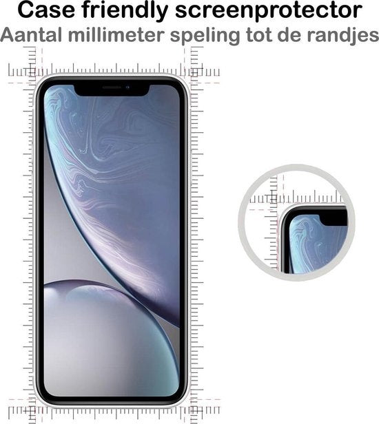 Gehard Glazen Screenprotector Met Volledige Dekking Voor iPhone XR