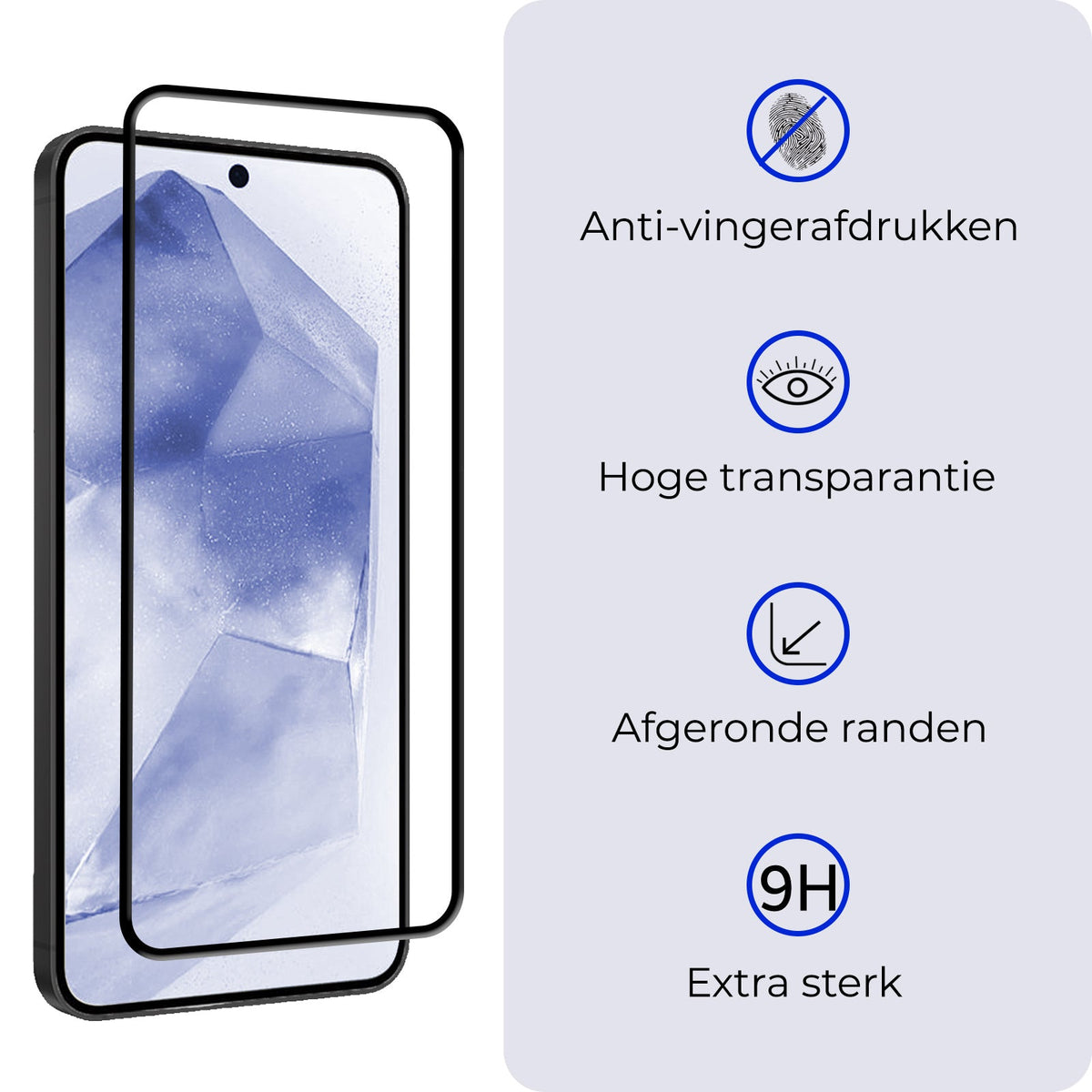 Full Screen Screenprotector van Gehard Glas voor Samsung Galaxy A55