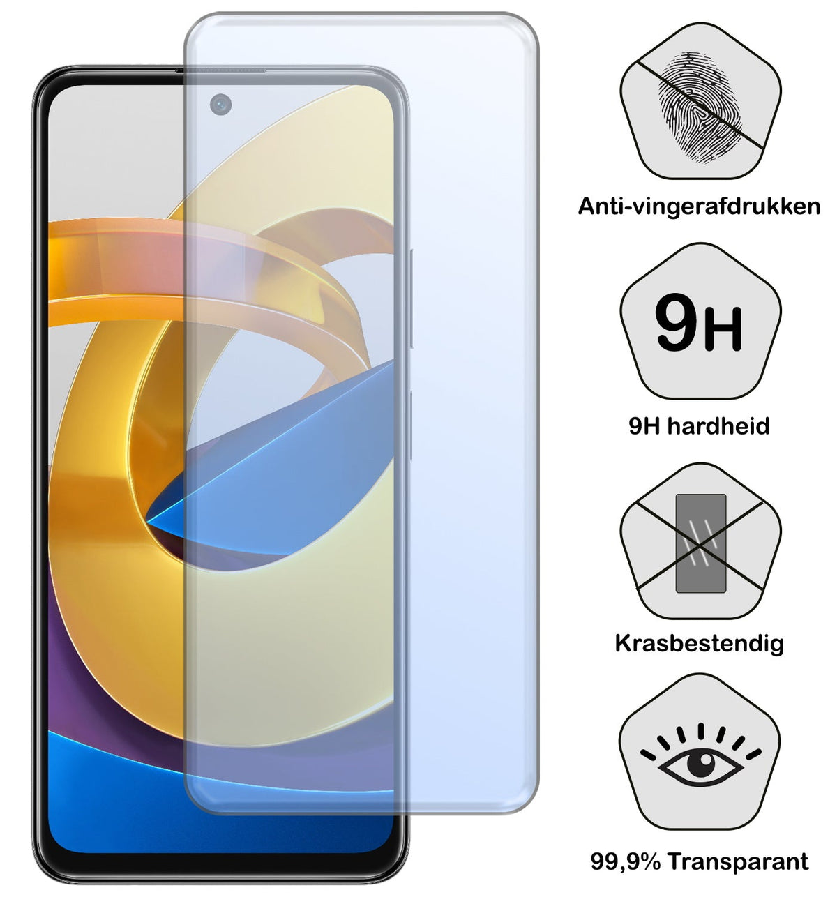 Gehard glazen screenprotector voor Xiaomi Poco M4 Pro 5G