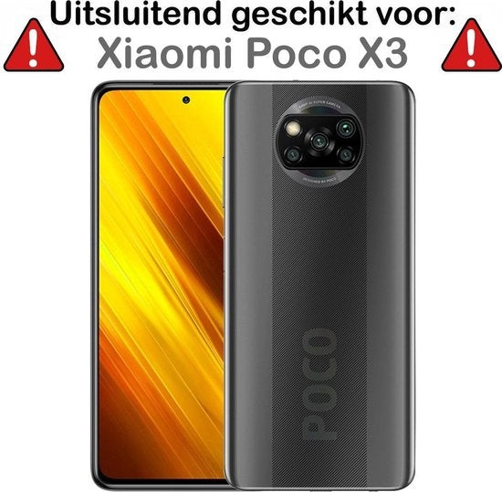 Gehard glazen screenprotector voor Poco X3 met krasbescherming