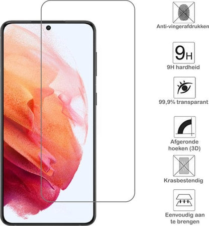 Gehard glazen screenprotector met volledige dekking voor Samsung S21