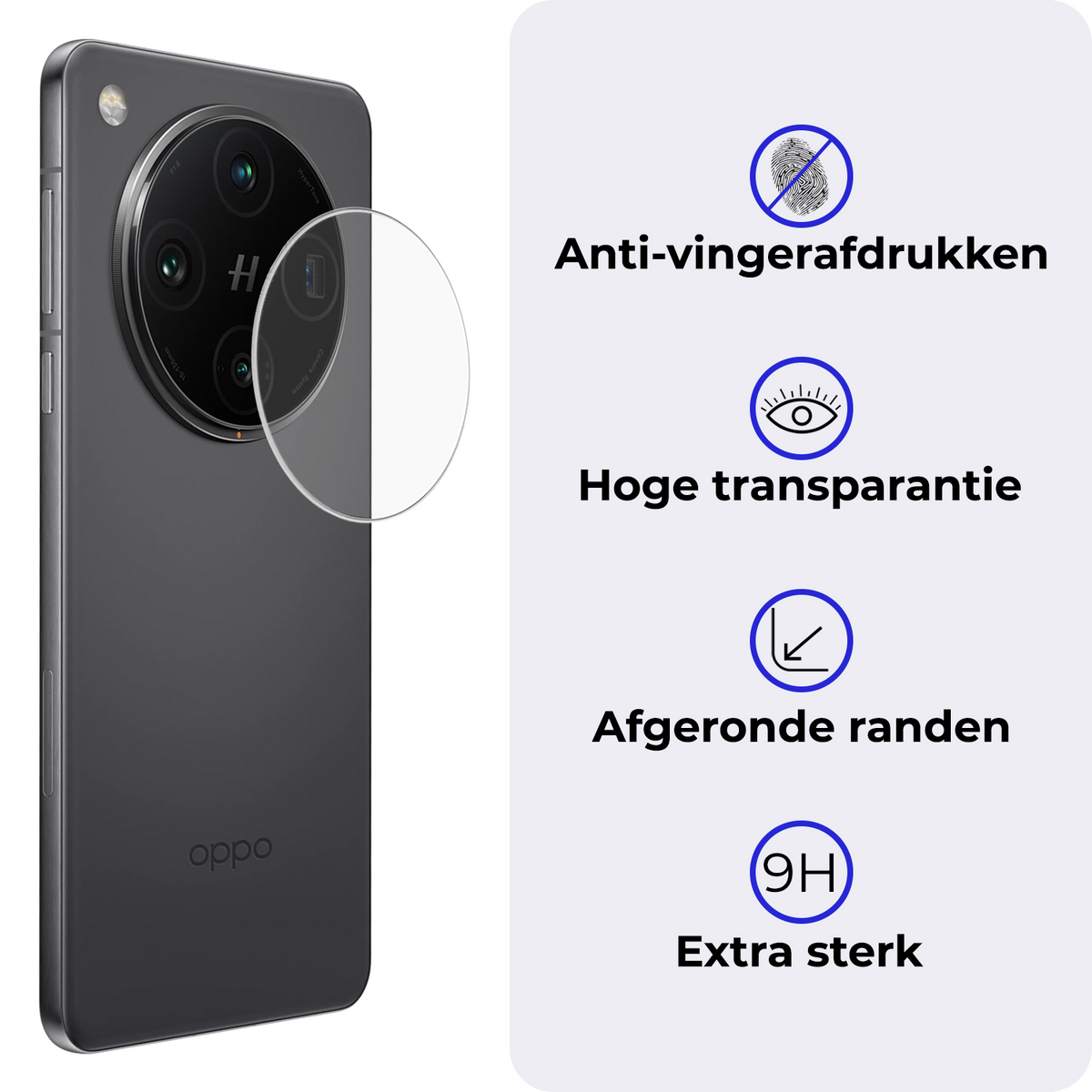 Gehard glazen camera screenprotector voor OPPO Find X8