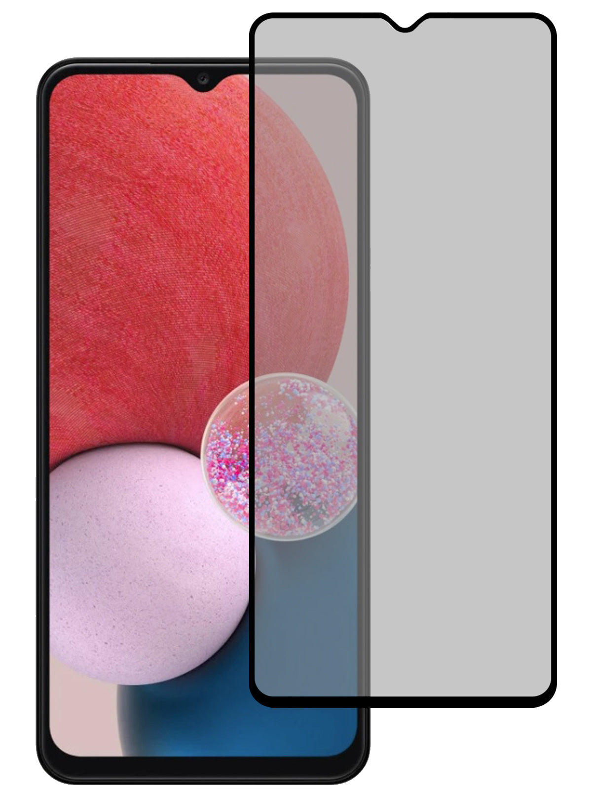 Gehard glazen screenprotector met privacy filter