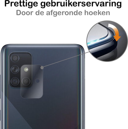 Camera Screenprotector van Gehard Glas voor Samsung Galaxy A71