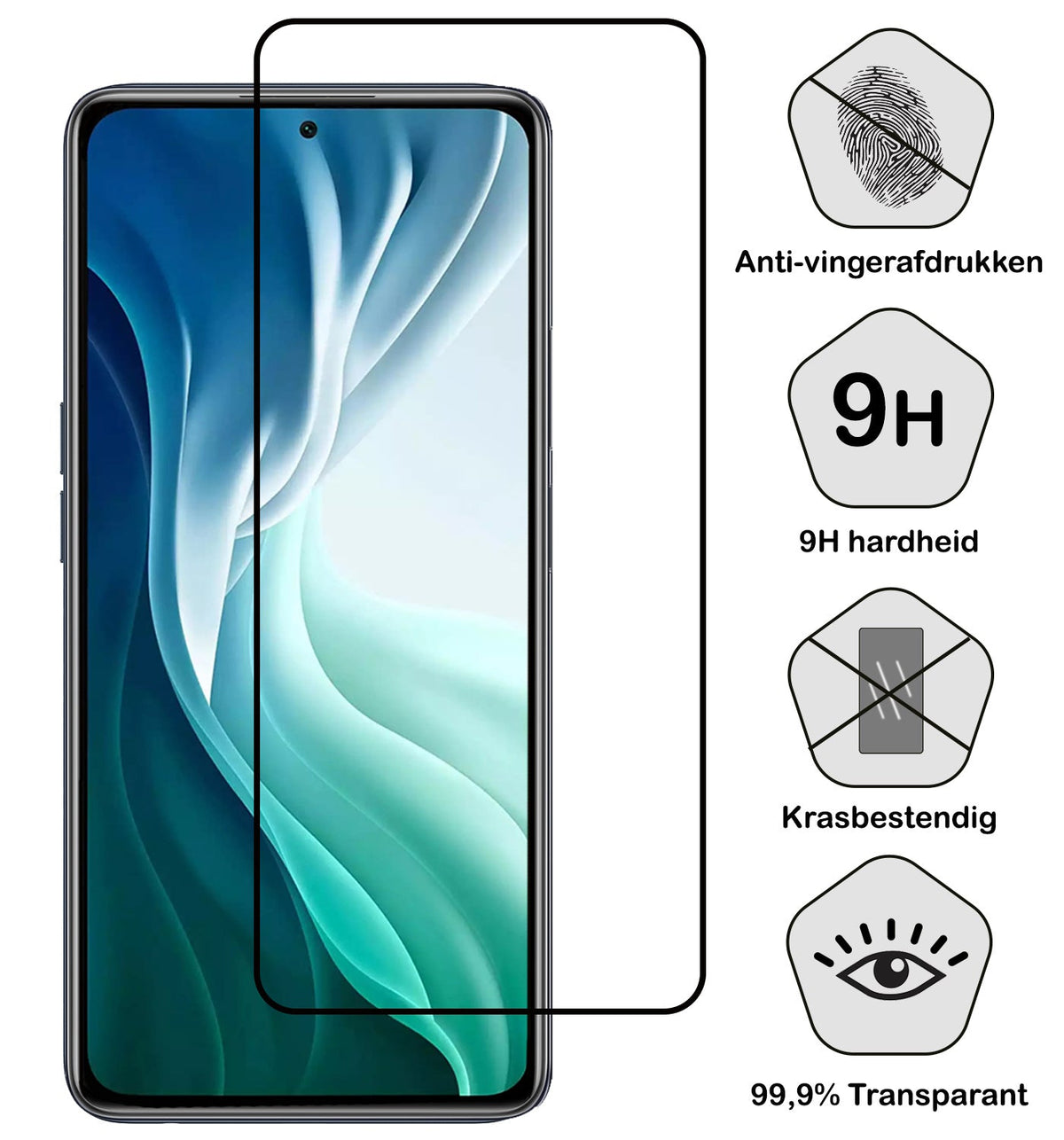 Screenprotector van gehard glas voor Xiaomi 11 Lite 5G NE