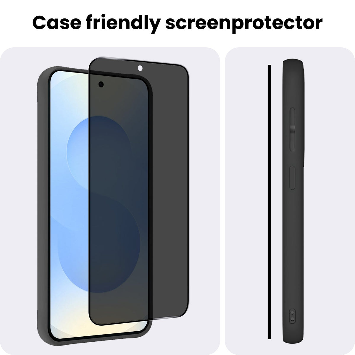 Privacy Screenprotector van Gehard Glas Geschikt voor Samsung Galaxy S25 Plus
