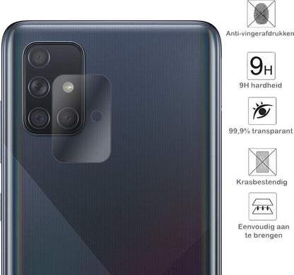 Camera Screenprotector van Gehard Glas voor Samsung Galaxy A71