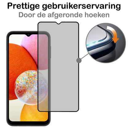 Screenprotector van gehard glas met privacyfilter