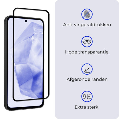 Full Screen Screenprotector Gehard Glas Voor Samsung Galaxy A35